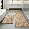 thumbnail image 4 of 2 Pack Mixed Color Diatomaceous Earth Bath Mats,Quick Dry Super Absorbent Shower Rug with Non-Slip Rubber Back,Water Resistant Floor Mat for Bathroom Tub And Sink Area, 4 of 7