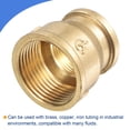 thumbnail image 5 of Uxcell G1 x G3/4 Female Thread Brass Reducer Pipe Fitting Coupling Connector, 5 of 5