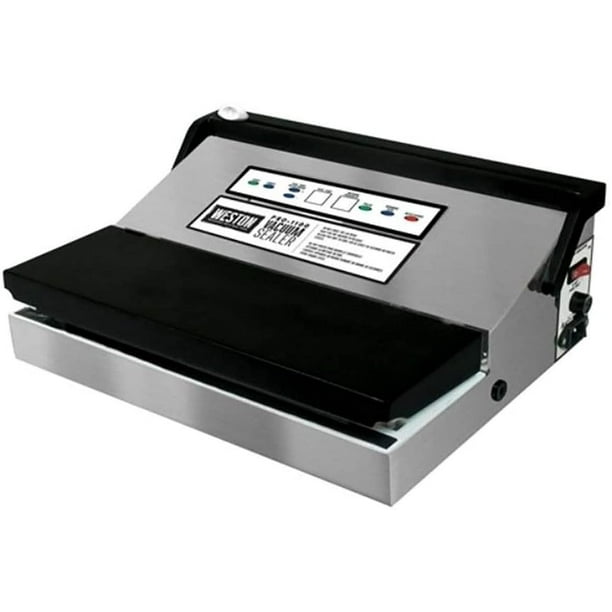 Weston Pro1100 Vacuum Sealer with Roll Cutter, Stainless Steel, 65