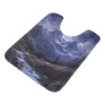 thumbnail image 7 of Yayeee Bath Rug for Bathroom Floor Non Slip Contour Fluffy Soft Absorbent Mat, 20"x24", Moonlight Mountain, 7 of 7