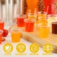 thumbnail image 3 of chalian 500 Pack 1oz Plastic Shot Glasses - Disposable Shot Glasses Mini Shot Cups for Wedding, Holiday, Party, 1 oz Shot Cups for Beer, Vodka, Whiskey, Tequila, Snacks, 3 of 14