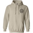 thumbnail image 2 of SALTY JOES Men's Fishing Trawler Logo Hooded Sweatshirt-2XL-Sand/b, 2 of 3