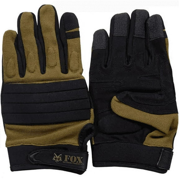 Flex-Knuckle Raid Gloves V2 - Coyote Large  Coyote Large