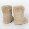 thumbnail image 5 of Gegefur Women's Faux fur Boot Furry Fluffy Short Snow Boot Mid-Calf Boots Warm Comfortable Outdoor Flat Shoes, 5 of 5