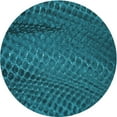 thumbnail image 1 of Ahgly Company Indoor Round Patterned Dark Turquoise Green Area Rugs, 4' Round, 1 of 6