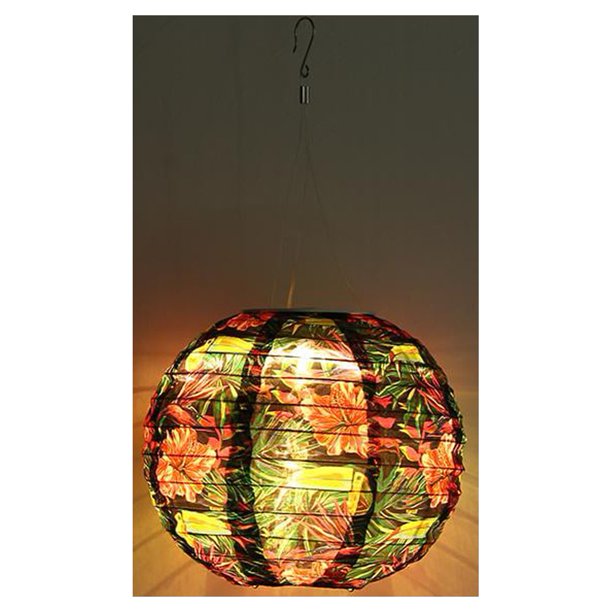 Faroles 2 linternas solares colgante impermeable LED de 8 pulgadas Para decoración negro Likrtyny