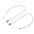 thumbnail image 4 of 2 uds. Collar con colgante en forma de cámara, collar magnético Simple de moda para parejas, accesorios de joyería (plata plateada), 4 of 8