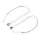 thumbnail image 2 of Collar De Pareja, Elegante Regalo De Vacaciones, Collar De Cámara De Aleación Firme Para Fiesta De Citas Para El Día De San Valentín Fyydes plata+plata, 2 of 8