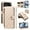 Beige, variant on For iPhone 17 Pro Wallet Case with Zipper Card Slots,RFID Blocking Large Capacity Elegant PU Leather Magnetic Flip Case Crossbody Strap+Hand Lanyard for Travel / Daily Carrying,Rosegold