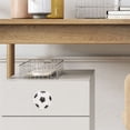 thumbnail image 6 of FRCOLOR 4 Pcs Retro Football Ceramic Handle Decorative Knobs Child 3.50X3.50X3.50CM, 6 of 8
