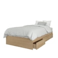 thumbnail image 6 of Nomad 3 Piece Queen Size Bedroom Set Natural Maple & White, 6 of 9