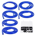 thumbnail image 1 of Manguera de vacío de silicona Unique Bargains 130PSI Presión máxima Línea de vacío automotriz Azul con conector de vacío 1 juego 6.6Ft 3/4/5/6/8/10mm ID 2.5mm Grosor, 1 of 7