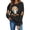 Black Sweatshirts, variant on Jsaierl Halloween Sweatshirts Women Spooky Ghost Graphic Pullovers Fall Work Crewneck Long Sleeve Sweater Tops Halloween Party Supplies, Sizes S-2XL