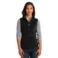 thumbnail image 1 of Discontinued  Port Authority ®  Ladies R-Tek ®  Pro Fleece Full-Zip Vest. L228 Xxl Black/ Black, 1 of 1