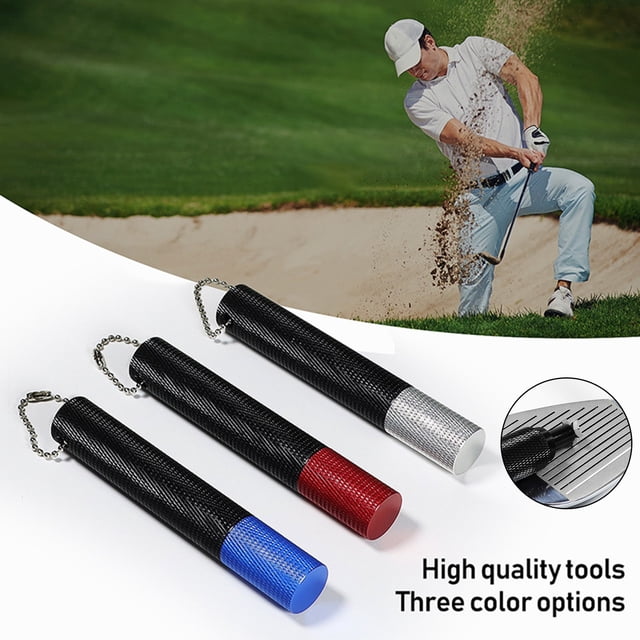 Sportteer Golf Ditch Cleaner Compact Golf Cleaning Tool Portable Golf Ditch Cleaner Stainless Wear-resistant Re-Grooving Tool for Wedges