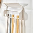 thumbnail image 4 of Six Hole Toothbrush Holder With No Marks Strong Adhesive Multi Head Toothbrush Holder For Home Use Detachable And Washable, 4 of 4