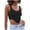 Black, variant on gakvbuo Summer Tank Tops For Women 2024 Going Out Crop Tops Sexy Square Neck Sleeveless Bustier Corset Crop Tank Tops