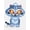 BLUE, variant on Hello Kitty Girls 14" Plush Backpack, Plaid