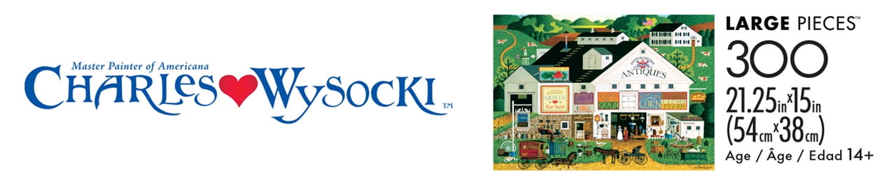 Buffalo Games Peppercricket Farms 300-Piece Interlocking Jigsaw Puzzle for Adults Ages 14-99 Years