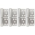 thumbnail image 1 of Stainless Steel Flag Hinge Set - Detachable Door Hinge for Household Furniture Hardware Accessories, 1 of 5
