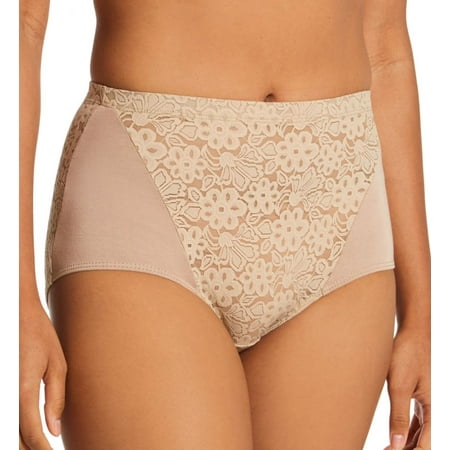 

Women s Special Intimates SP3002 Floral Lace Shaping Brief Panty (Mocha L)