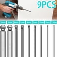 thumbnail image 1 of Screwdriver Ball End Hex Screwdriver Bits Set Metric Ball End Hex Key Screwdriver Bits Head Allen Hex Bit Compatible with Power Drills, 1 of 8