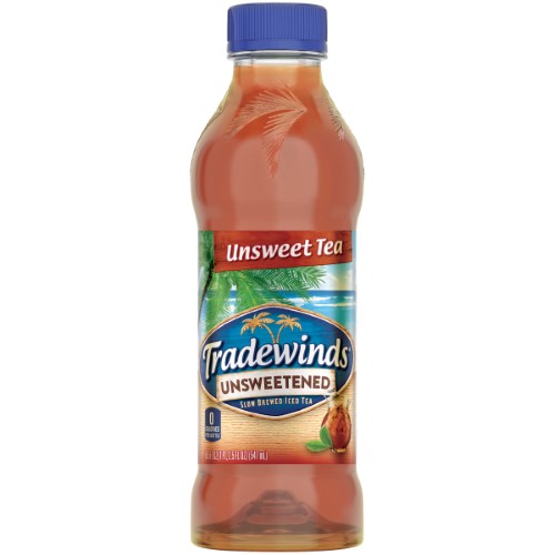 Tradewinds Slow Brewed Iced Tea, Unsweet Tea 18.5 Fl Oz, 12 Count