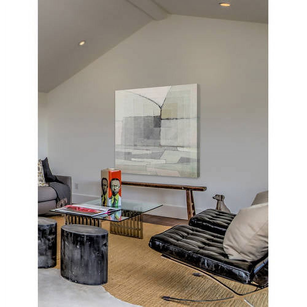 "Squares Layered" Painting Print on Wrapped Canvas
