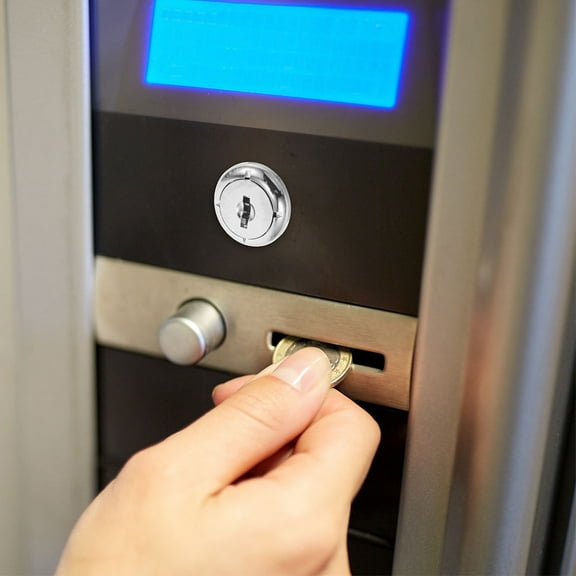 Masteelf 2 Sets Vending Machine Lock Set With Secure Metal Lock Cylinder For Coin Vending Snack And Candy Dispensers Anti-Theft Mechanism