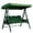 Dark Green - 20X28X3CM, variant on Dark Green Outdoor Swing Top Cover 3-Seat Swing Roof Replacement Waterproof Sunproof Oxford Canopy for Patio Garden 75x47x7/8 Inch - Only Swing Cover