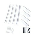 thumbnail image 3 of Thinsony 8pcs Car Door Edge Guards Set Auto Slim Bumper Strip Kit Trim Molding Protection Anti-rub Scratch Protector white 1Set, 3 of 6