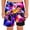 Z24 Multicolour, variant on Glisme Toddler Boys Girls Shorts Graphic Print Elastic Waist With Drawstring Summer Casual Boys Active Shorts Size 2-3 Years