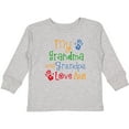 thumbnail image 3 of Inktastic My Grandma and Grandpa Love Me Boys or Girls Long Sleeve Toddler T-Shirt, 3 of 5