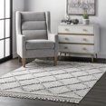 thumbnail image 1 of nuLOOM Lorden Tapis Texturé en Treillis, 9' x 12', Beige, 1 of 4
