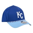 thumbnail image 3 of Men's New Era Royal/Light Blue Kansas City Royals Rope M-Crown A-Frame 39THIRTY Flex Hat, 3 of 5