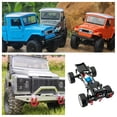 thumbnail image 1 of VONKY RCGOFOLLOW 1/12 Aluminum Alloy Precision Car Frame RC Upgrade Part Chassis Frame For MN D90 RC Car Part RC Car Accessories Black, 1 of 6