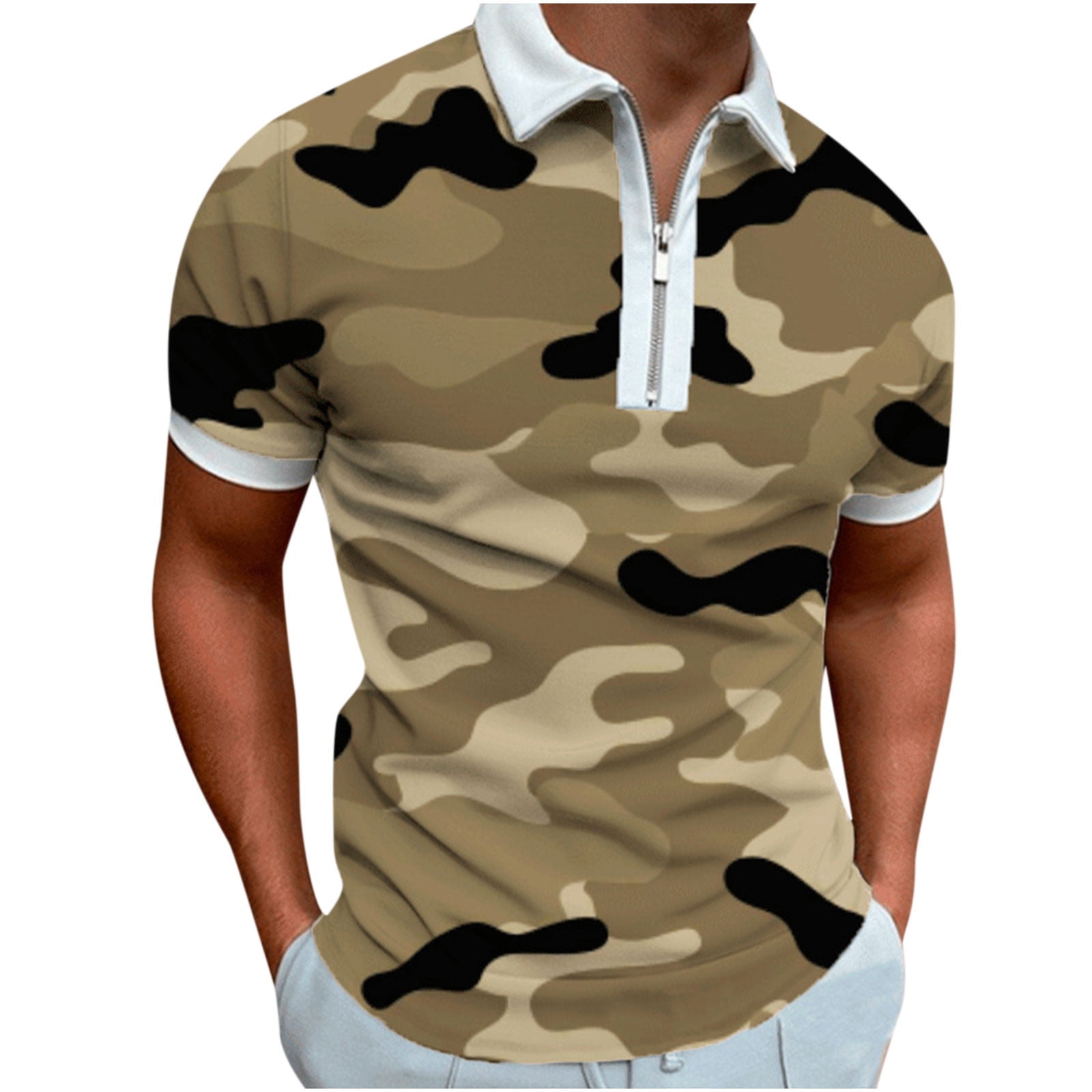 Camo T-Shirt Summer Men's 3D Printed Tee Short Sleeve Tops Blouse Shirt Clothing