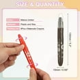 thumbnail image 2 of Uxcell 6Pcs Watercolor Gel Crayon for Coloring, Mature Umber, 2 of 6