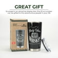 thumbnail image 6 of Rivers Edge Products 20 Oz Insulated Tumbler, Leak Proof Stainless Steel Tumbler With Lid, Spill Proof Tea, Soda, Cocktail, or Coffee Tumbler, To-Go Portable Travel Cup, Dirty Glass Whiskey, 6 of 7