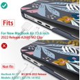 thumbnail image 2 of Peut Chen Compatible avec le Plus Récent MacBook Air 13,6 Pouces Cas 2022 Libérer le Modèle A2681 M2 Clip, Coque Rigide Cas, 2 of 5