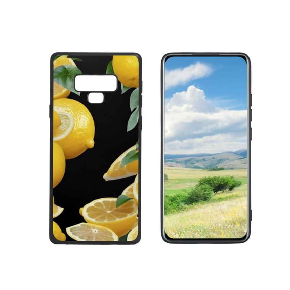 Lemons Phone Case, Degined for Samsung Galaxy Note 9 Case Men Women, Flexible Silicone Shockproof Case for Samsung Galaxy Note 9