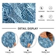thumbnail image 3 of Womens Tunic Tops Casual Loose Fit Floral Fall Blouses Blue, 3 of 8