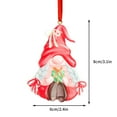 thumbnail image 3 of Xihbxyly Colgante Navideño de Resina, Diseño Festivo de Muñeco de Nieve, Vibrante Adorno de Papá Noel, Perfecto para Árbol o Puerta, Decoración Navideña de Invierno, Ideal para El Hogar o El Exterior, 3 of 3