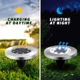 thumbnail image 4 of Solar Ground Lights, 4 Pack Solar Disc Lights Outdoor, 4 of 5