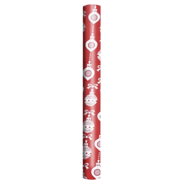 Décorations de Noël 1PCs (70cmX50cm, 4.11 Pieds Carrés) Papier d'Emballage de Noël Unilatéral, Père Noël Classique et Autres Motifs