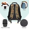 thumbnail image 6 of KUIFORTI Fish Camouflage Print Kids Bookbag Large Capacity Boys School Backpack with Front Pockets Adjustable Straps for Elementary Primary Middle Back to School Supplies, 6 of 7