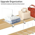 thumbnail image 3 of PAMINGONO 6 Pcs Shelf Dividers Separator PS Optimize Organization Assorted Color Organizers Bookshelf Home Organization, 3 of 7
