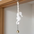thumbnail image 2 of Leodye 1PCS Seahorse Wind Chime Wall Hanging Simple Ocean theme Decor for Restaurant Bar Home Wall -12.99*2.76IN, 2 of 6