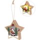 thumbnail image 3 of Adornos para árboles de Navidad Colgantes de luces LED de madera Regalos de Navidad Colgantes de madera Decoraciones para fiestas navideñas en casa (Papá Noel), 3 of 4