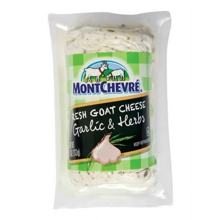 (12 Pack) Montchevre Garlic and Herb Goat Cheese Mini Log  4oz